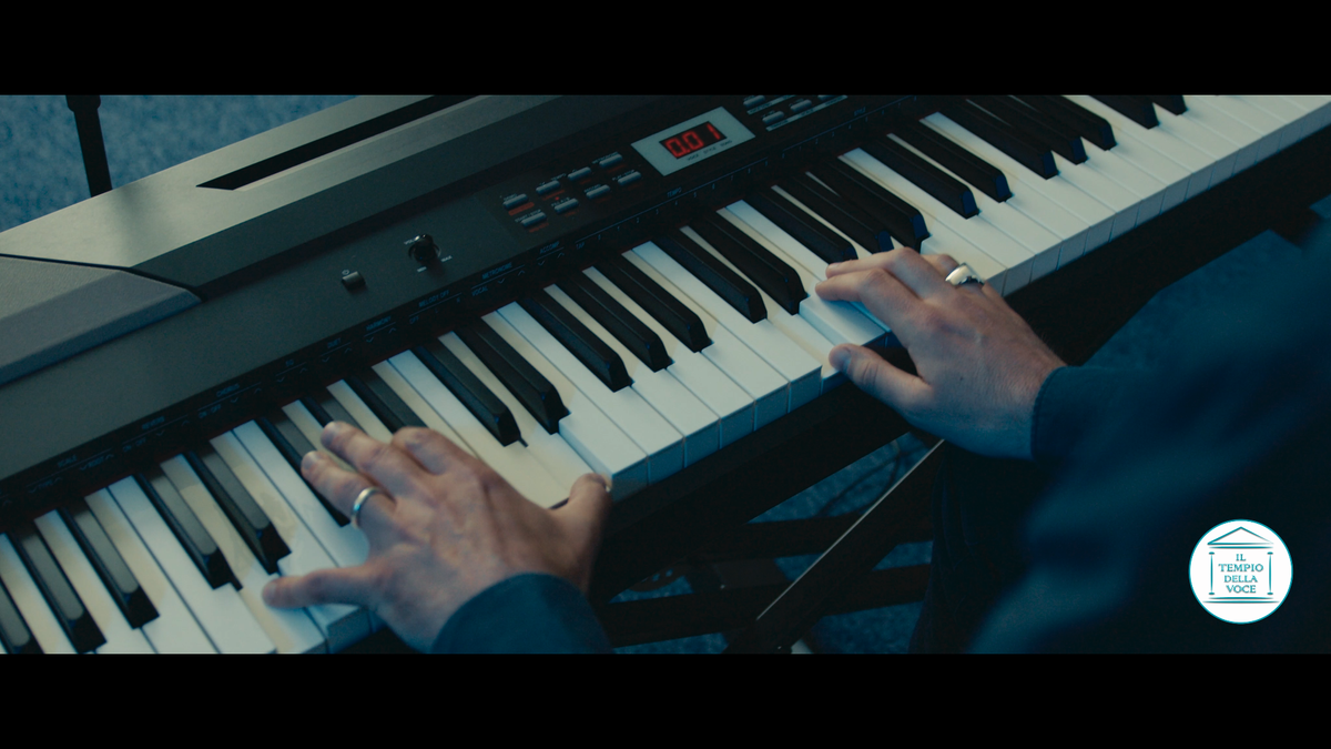 Tastiera di un pianoforte