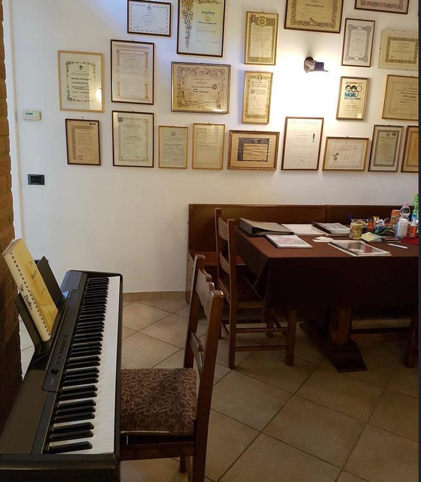 Studio di registrazione per lezioni di musica
