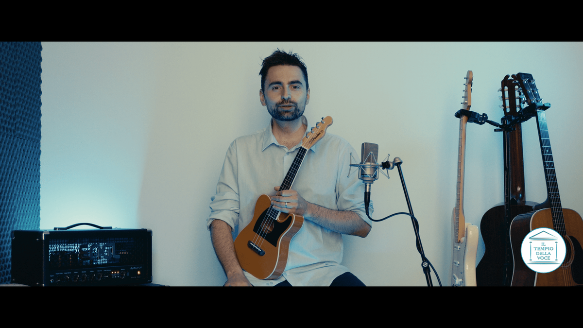 Lezione di ukulele all'aperto